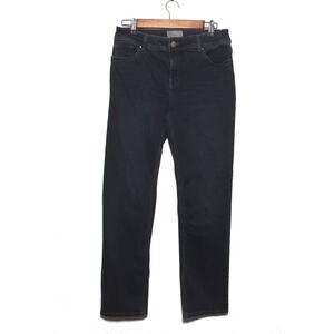 Chico's So Slimming Dark Wash Straight Leg Jeans Size 1 Short (M/8)